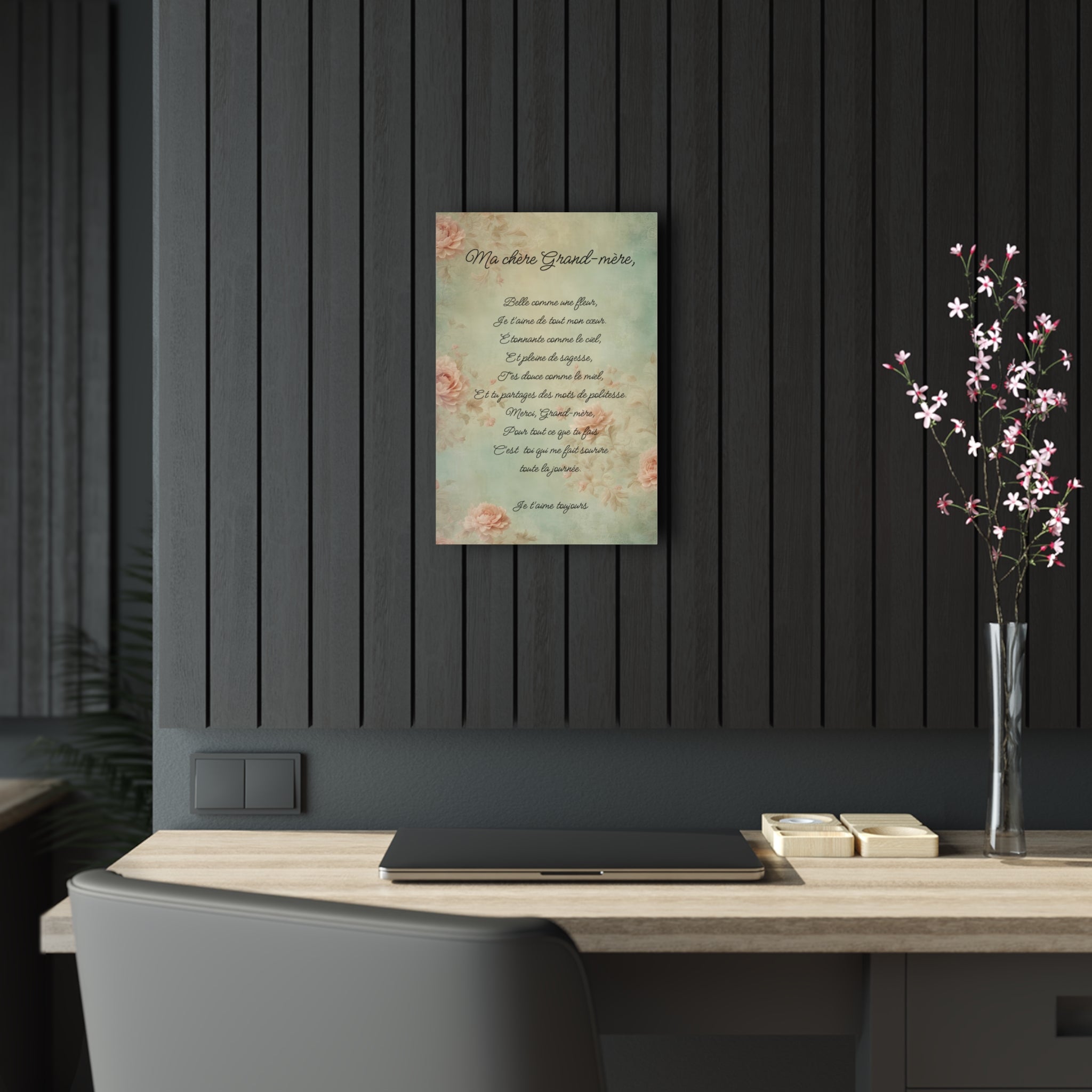 My dear grandmother (Ma Chere Grand - Mere) French Acrylic Print