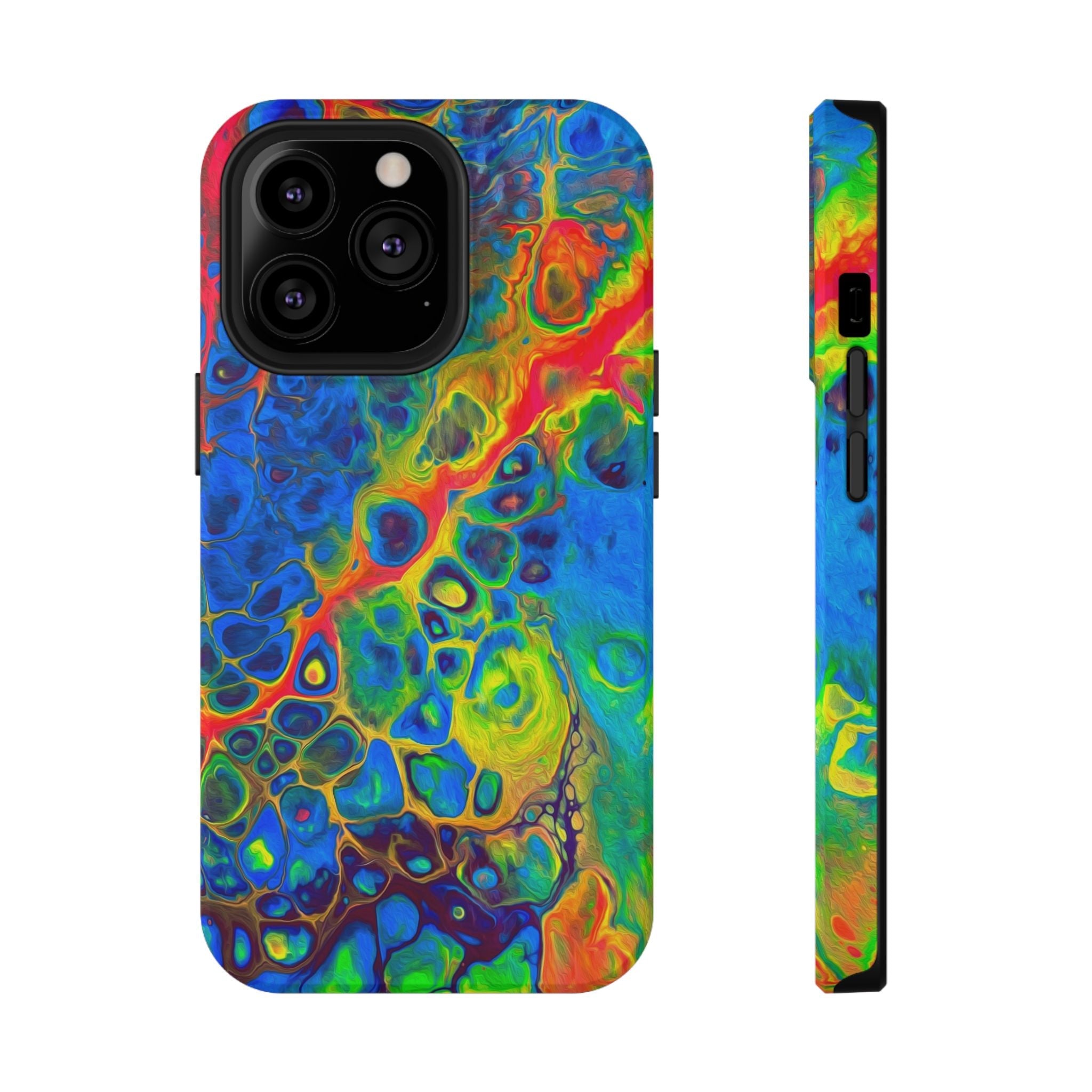 Bespattered Facade Rainbow Impact-Resistant Case