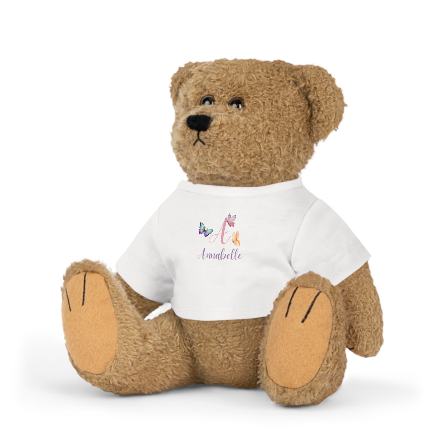 Personalized stuffed animal- Butterfly with initial