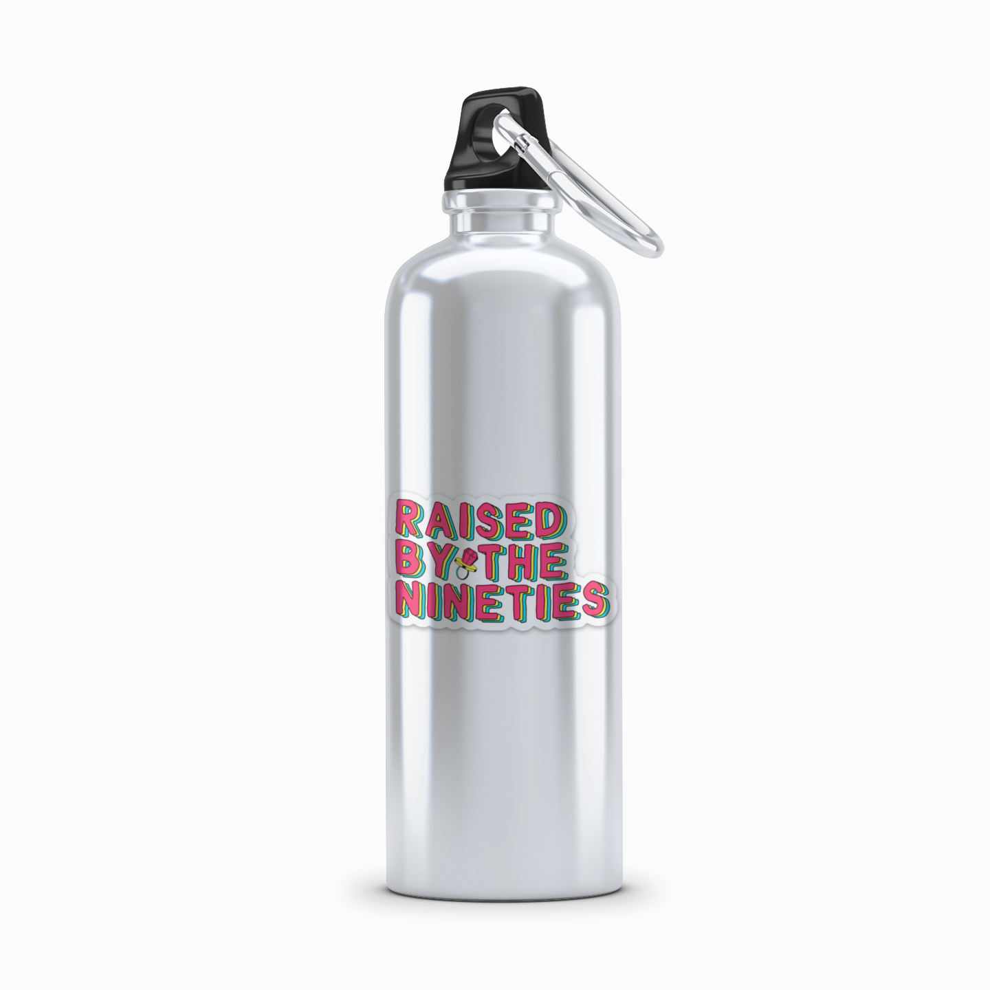 Raised By the Nineties Millenial Birthday Gift Vinyl Sticker