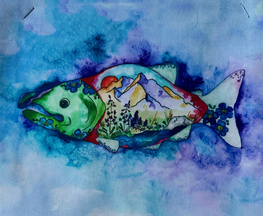 Salmon Spirit Fleece Overalls