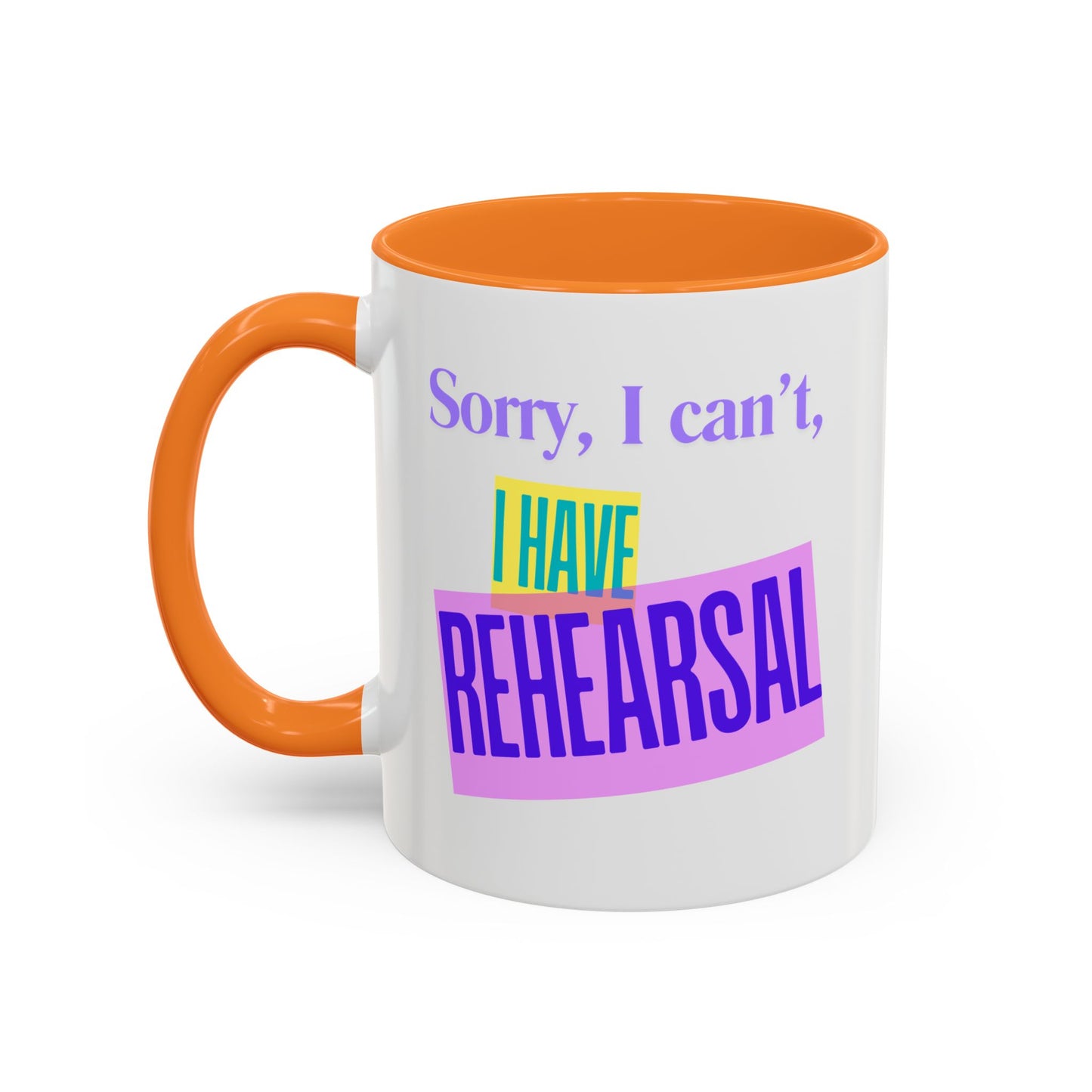 Sorry I can't I have rehearsal mug