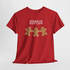 Joyeux Gingerbread Buddies Tee by Printify