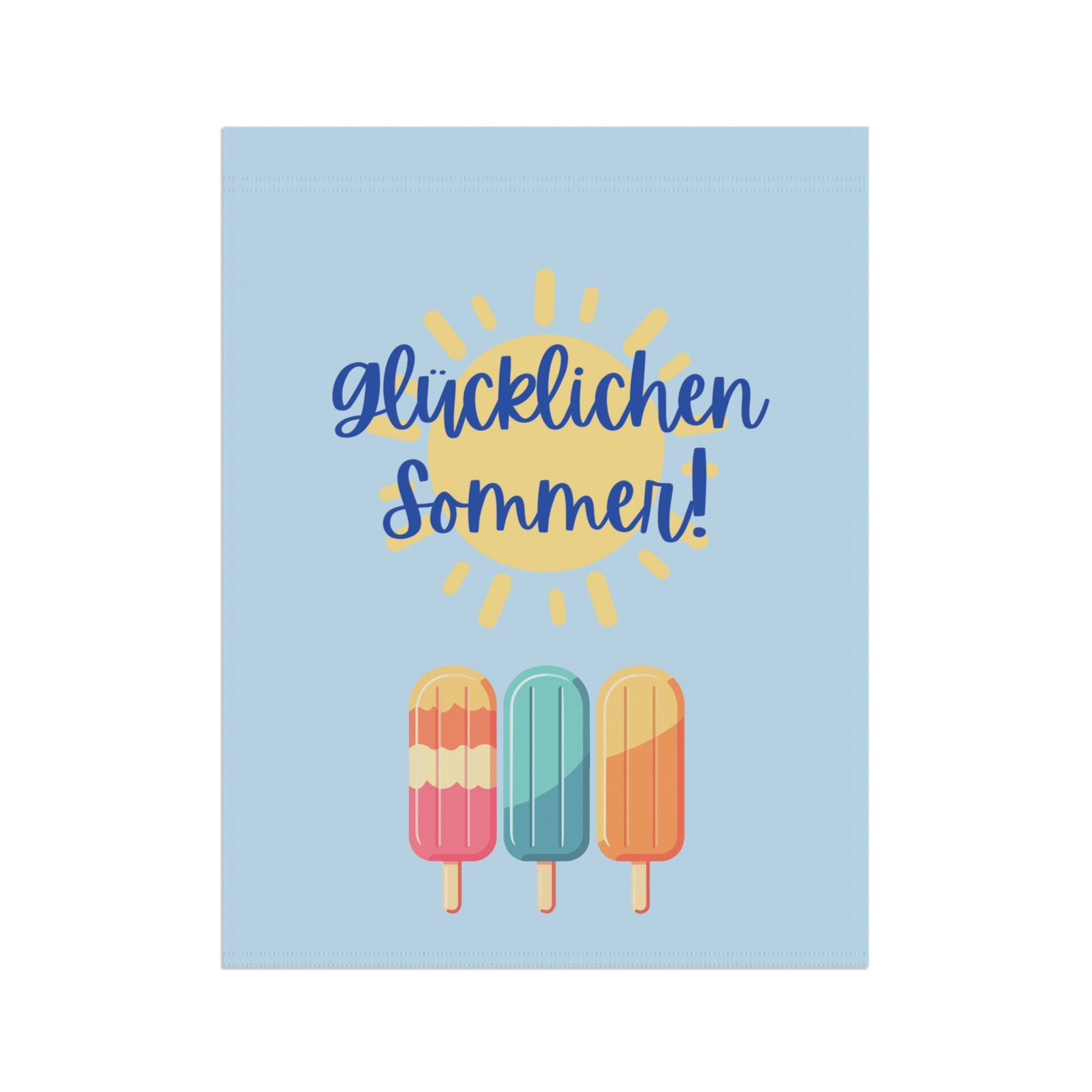 Glücklichen Sommer! Summer German Garden Banner