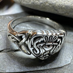 True Love Irish Claddagh Ring in Sterling Silver