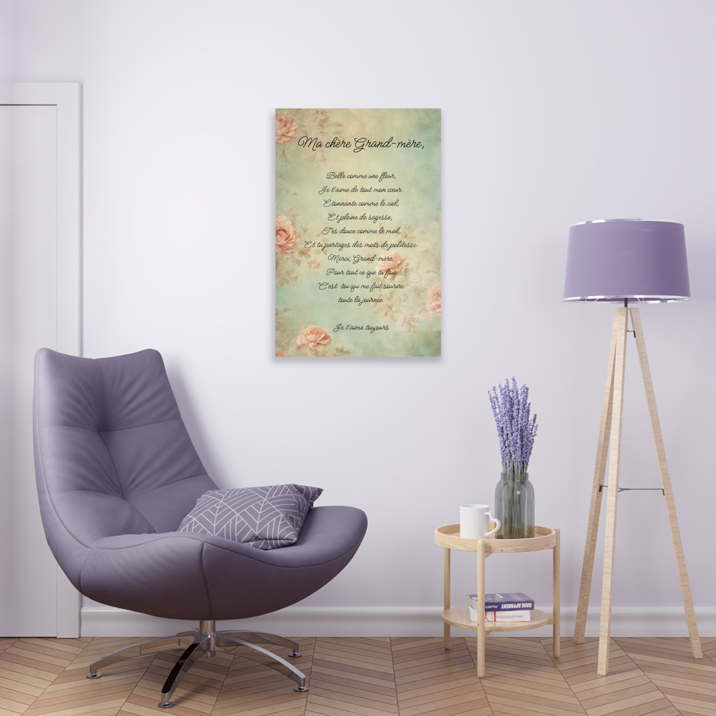 My dear grandmother (Ma Chere Grand-Mere) French Acrylic Print