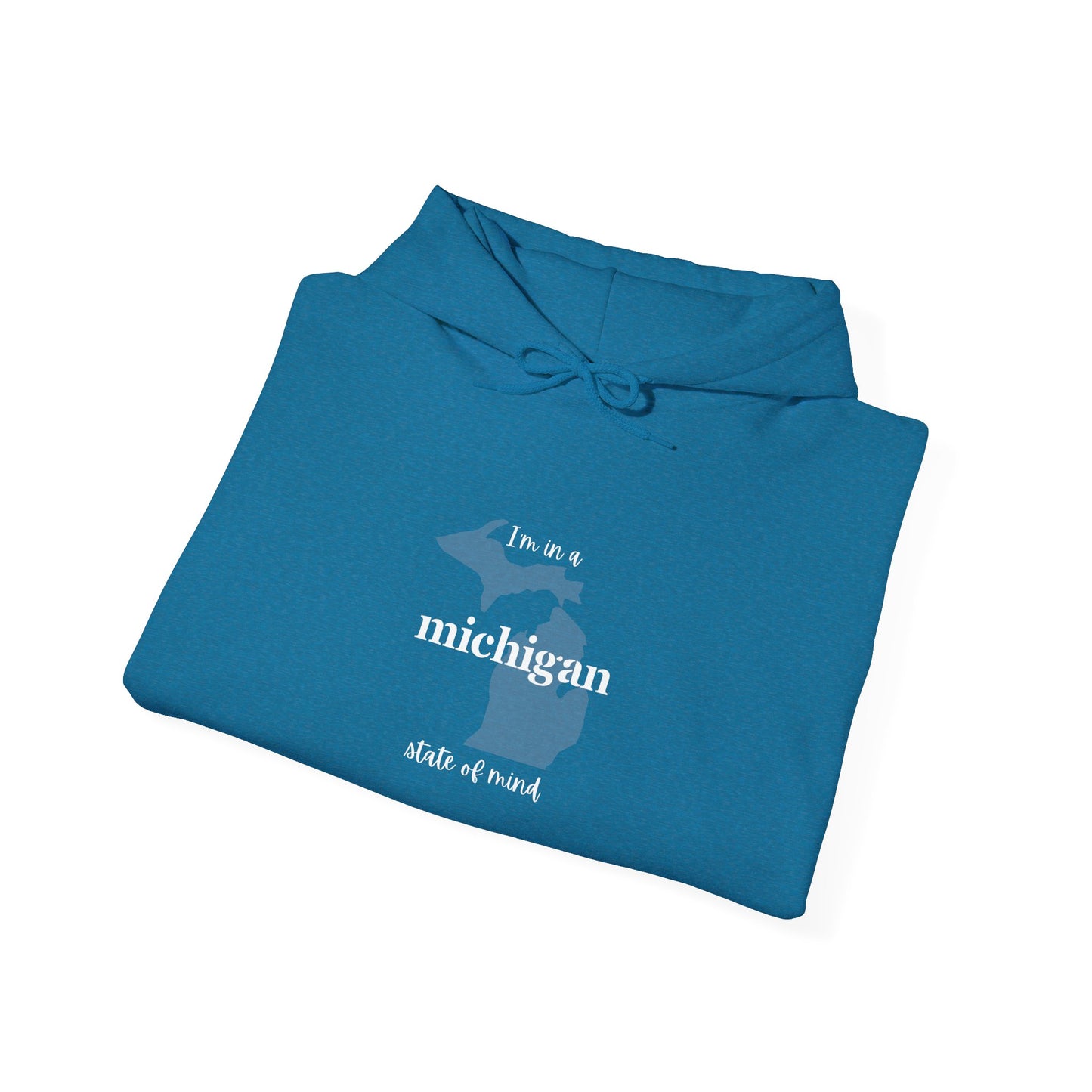 I'm in a Michigan state of mind Hooded Sweatshirt