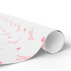 Coquette bows and hearts Wrapping Paper by Printify