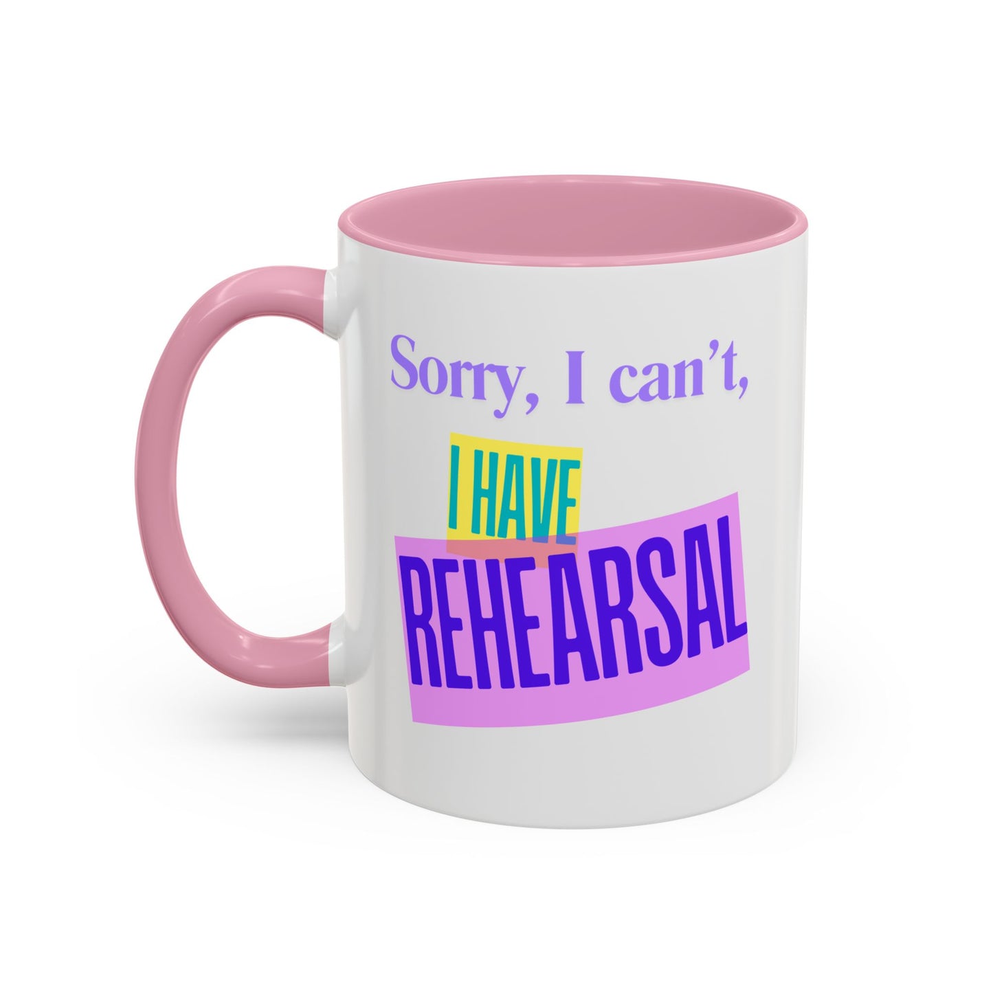 Sorry I can't I have rehearsal mug