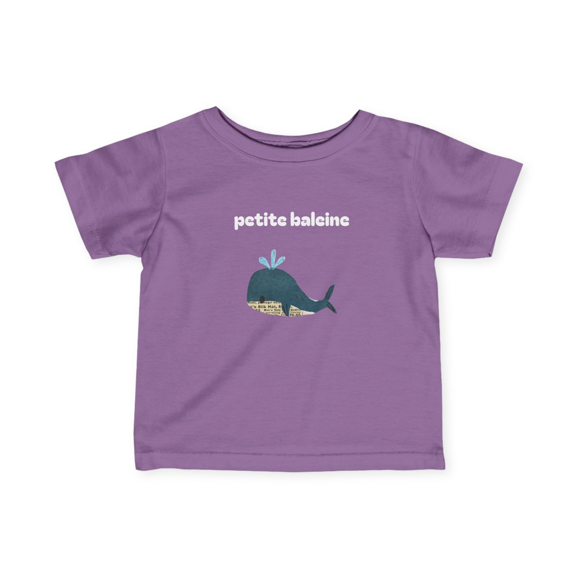 Little whale petite baleine Infant toddler Tee