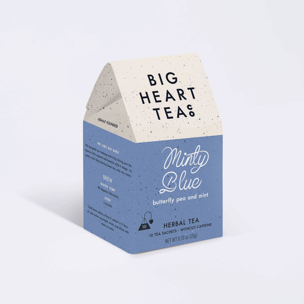 Minty Blue Tea Bags by Ethical Trade Co