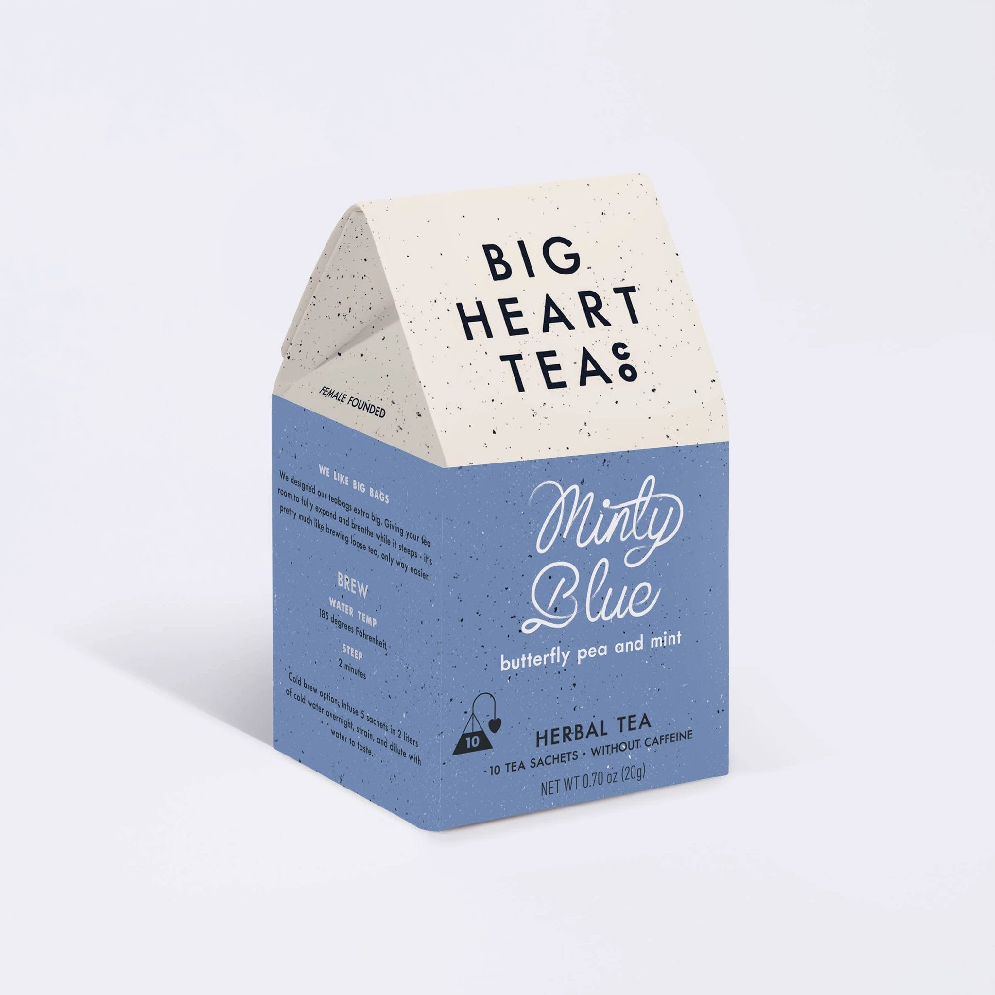 Minty Blue Tea Bags by Ethical Trade Co