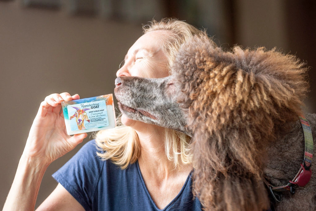 COCONUT LIME VERBENA GOATS MILK SOAP SLICE 5 oz. by Essential Journeys