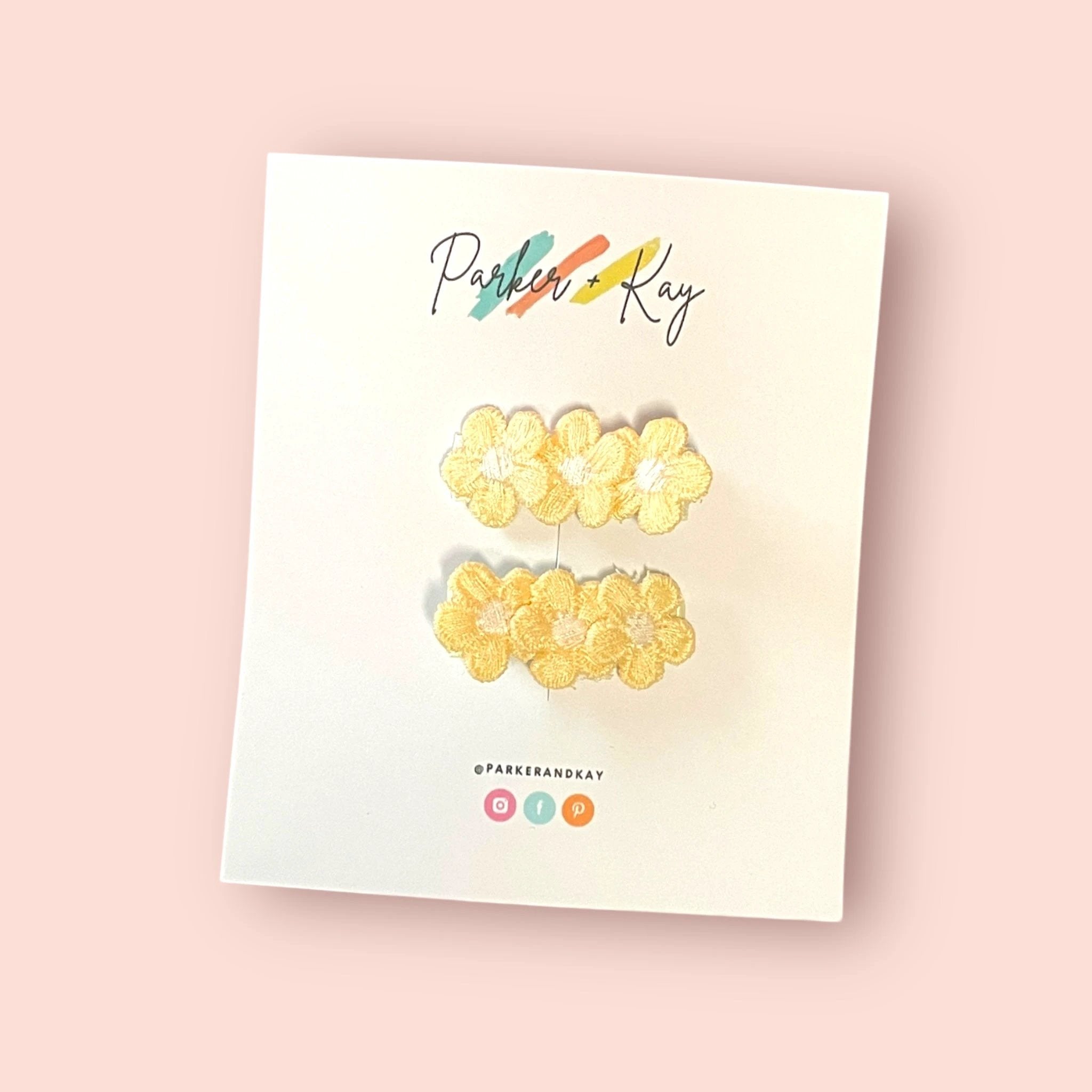 Baby Blooms Hair Clips by Parker + Kay Creative