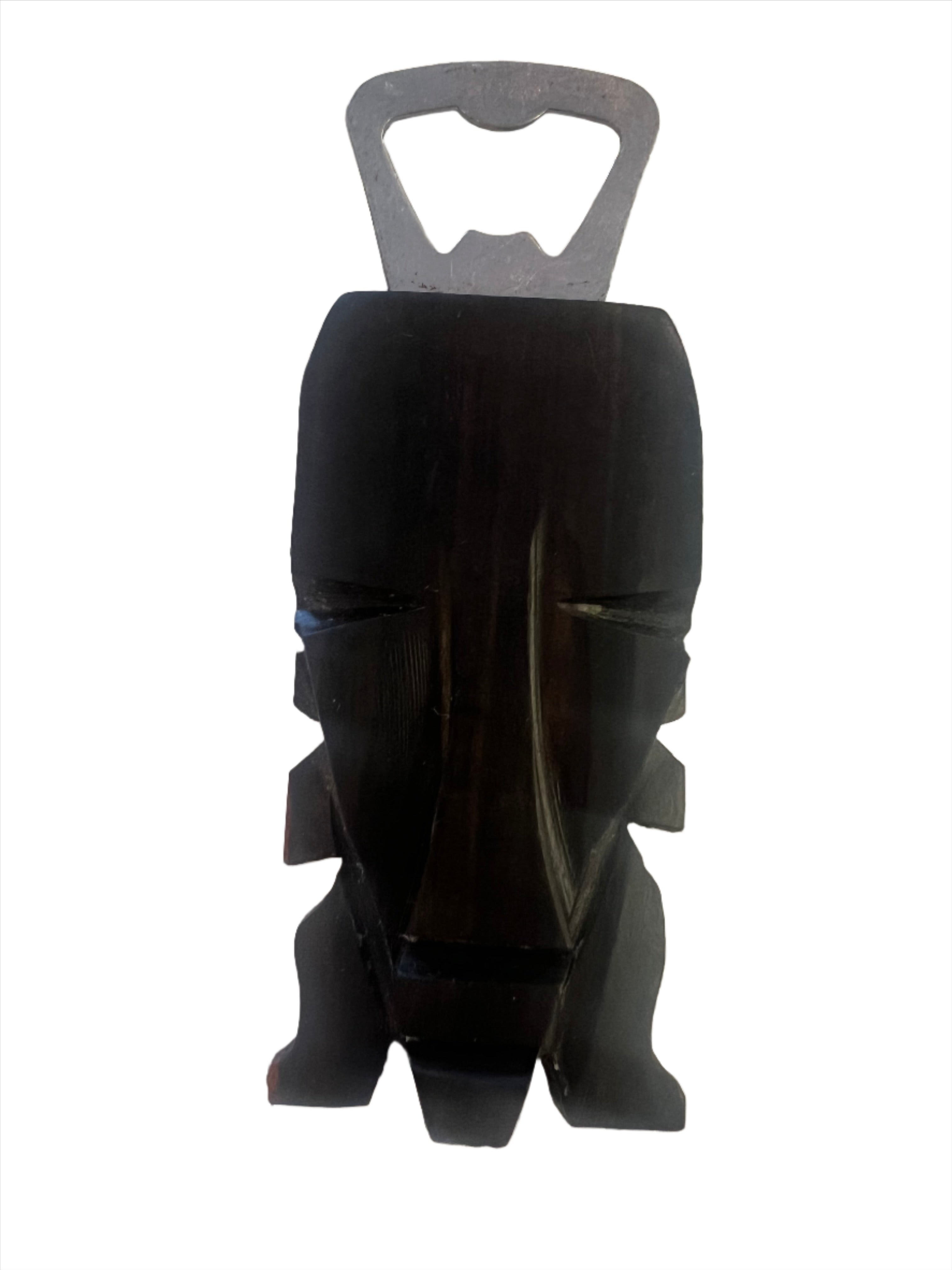 Handcarved Wooden Bottle Opener