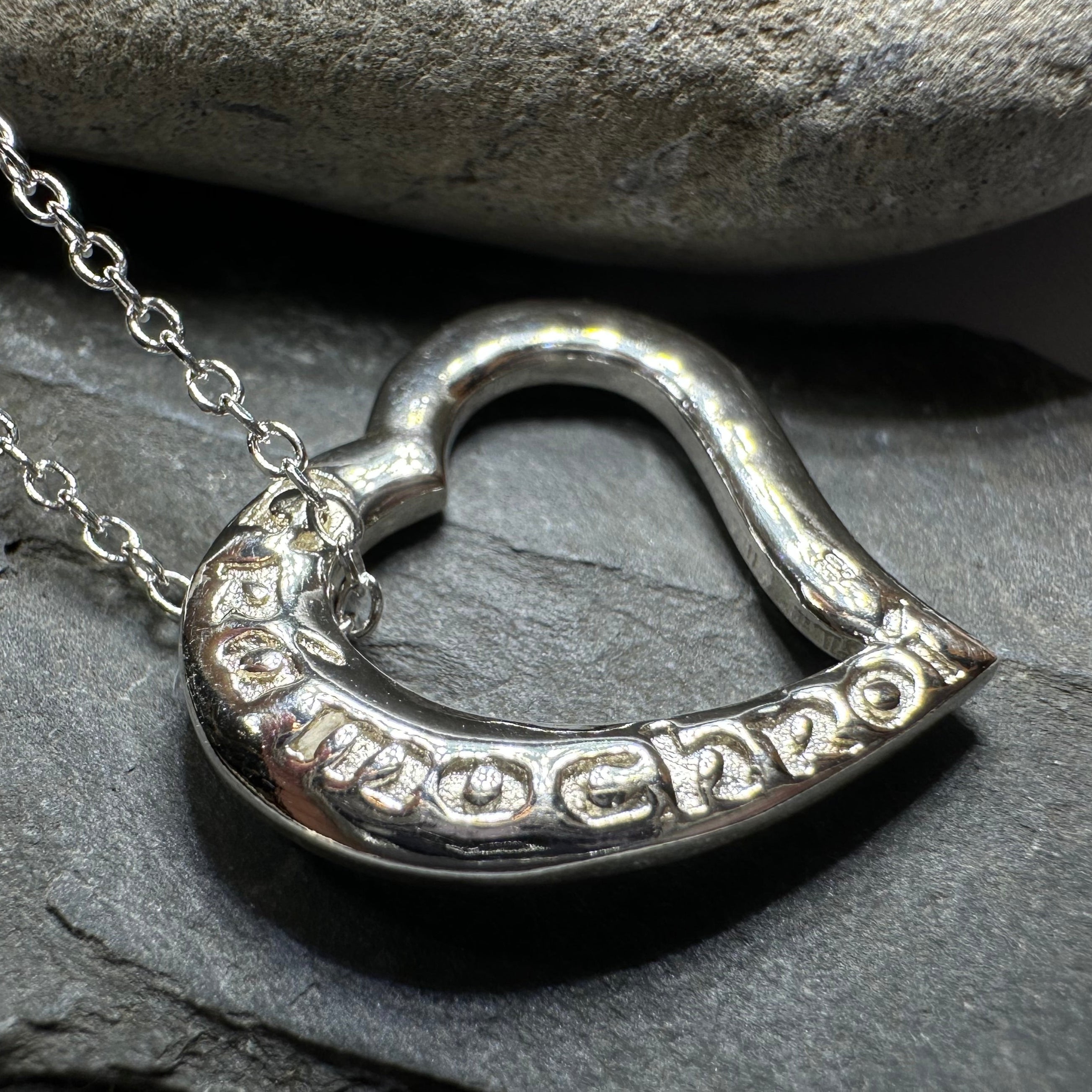 Irish Heart Gra Mo Chroi Necklace - Made in Ireland