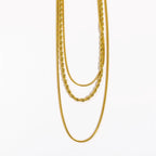 Triple Layered Necklace by Curated By Suarez