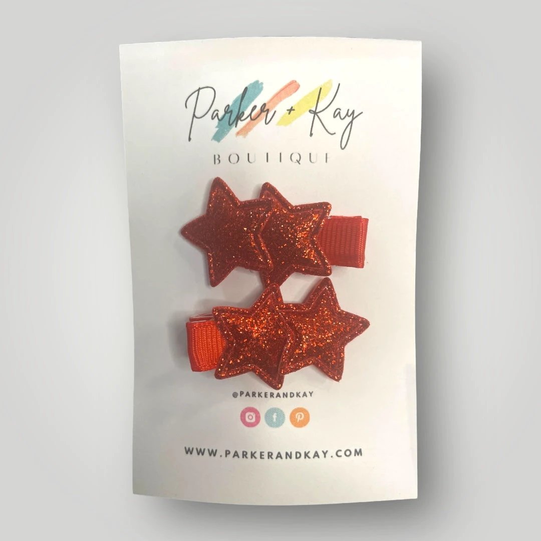 Twinkling Stars Hair Clips by Parker + Kay Creative
