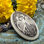Artisan Celtic Birds Necklace - Handmade in the U.S.A.