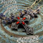 Fidelity Large Celtic Cross Necklace in Sterling Silver