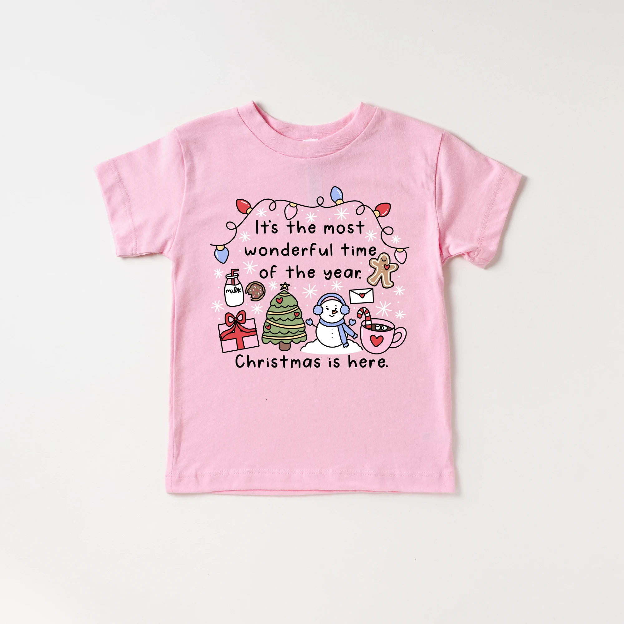 Most Wonderful time of the Year toddler and youth tee shirt, Christmas collection by Benny and Ray Apparel