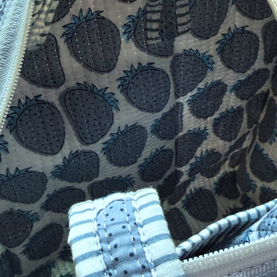 Soléa Cotton Strawberries Tote