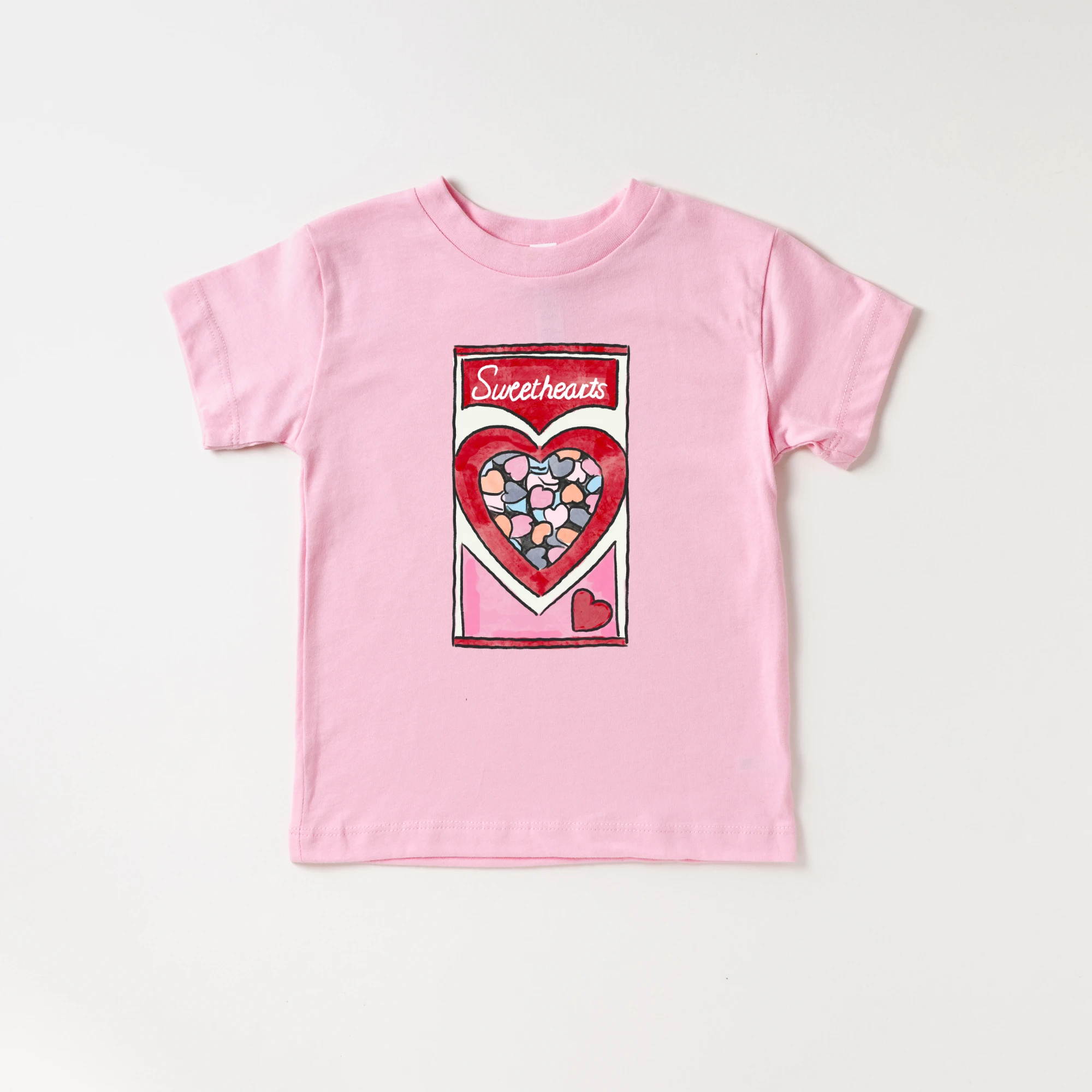Conversation Hearts toddler and youth tee shirt, Valentine's Day collection by Benny and Ray Apparel