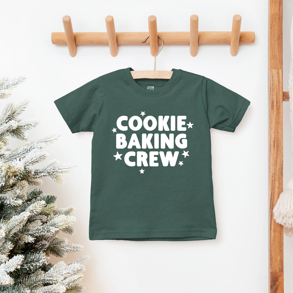 Cookie Baking Crew toddler and youth tee shirt, Christmas collection by Benny and Ray Apparel
