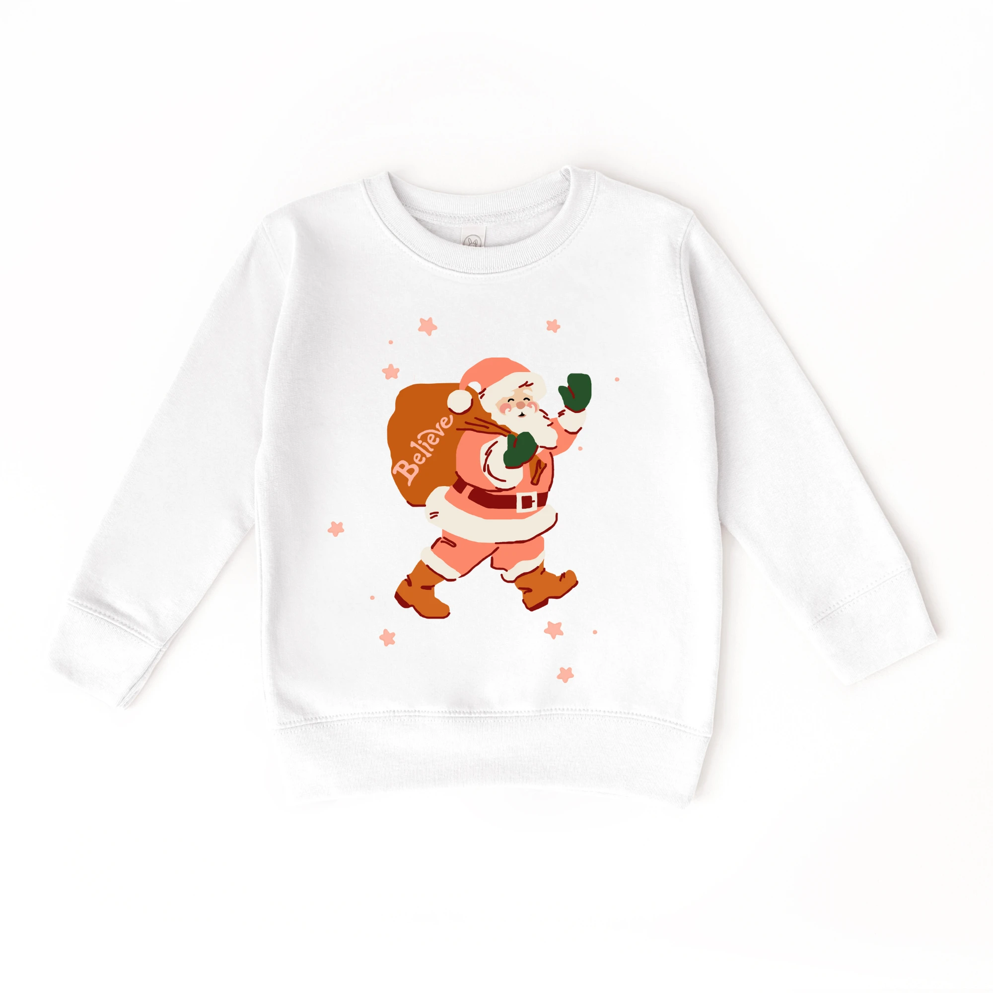 Believe Santa Claus toddler and youth Sweatshirt, Christmas collection by Benny and Ray Apparel