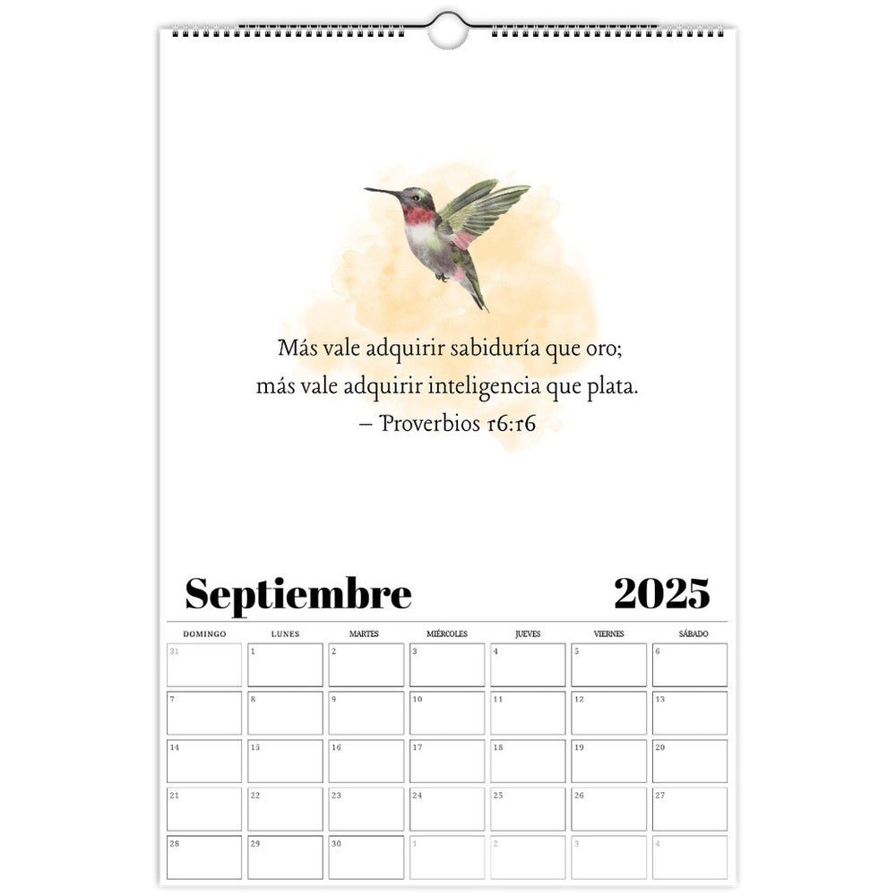 Muestrame el camino - Show me the Way Wall calendars 2025 (US & CA) Spanish - La Vie Bien - 2025 spanish - bible verse - bible verses spanish