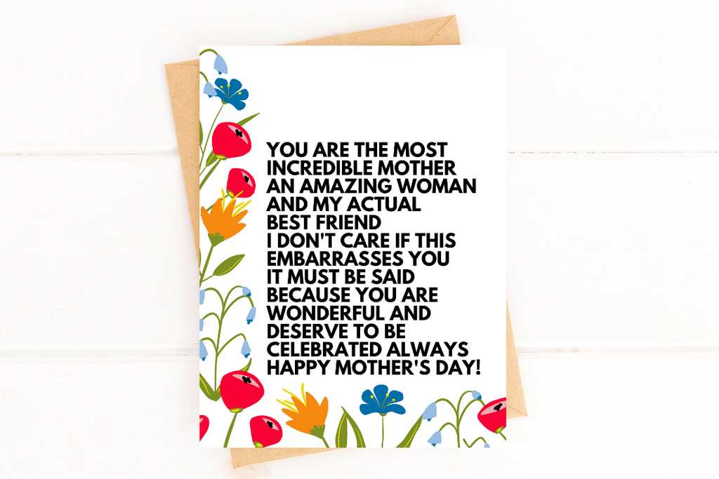 You're the Best Mom Rant Funny Mother's Day Card