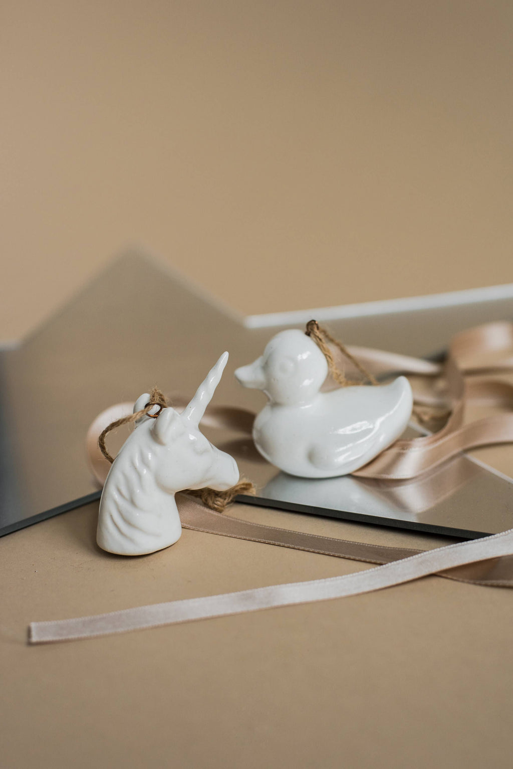 Handmade Porcelain Christmas Ornaments: Carrousel