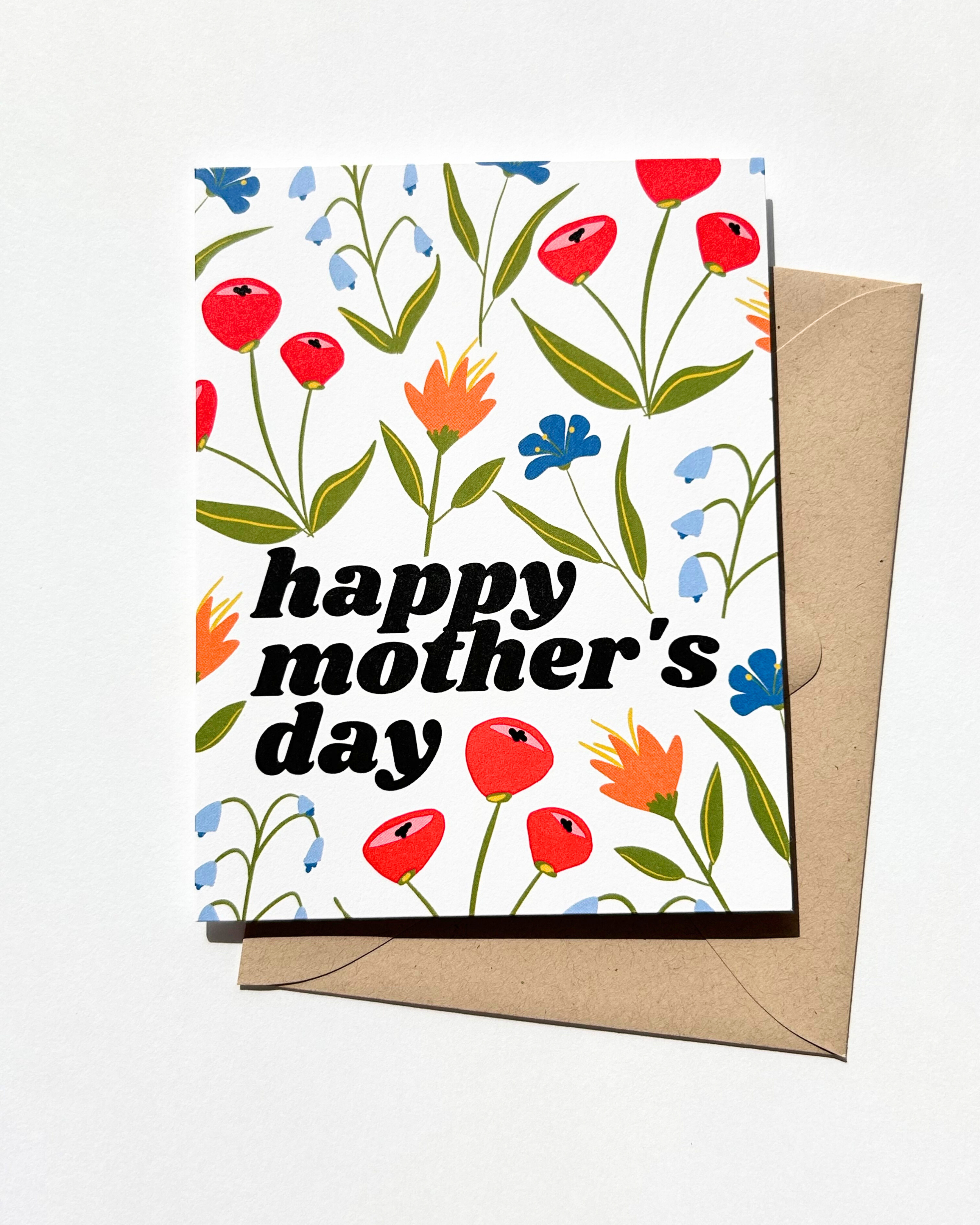 Happy Mother's Day Card Floral Mother's Day Card Modern Mother's Day Card
