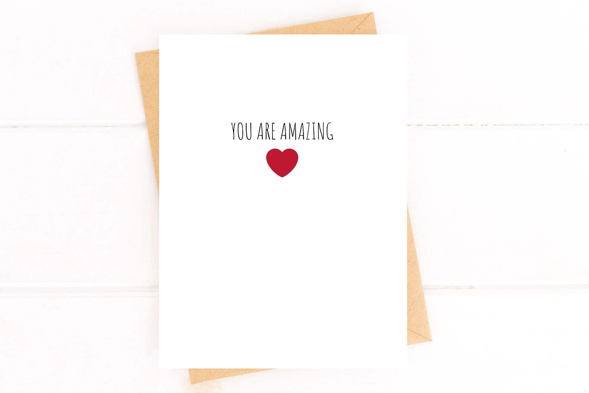 You Are Amazing Card Encouragement Card by Five Dot Post