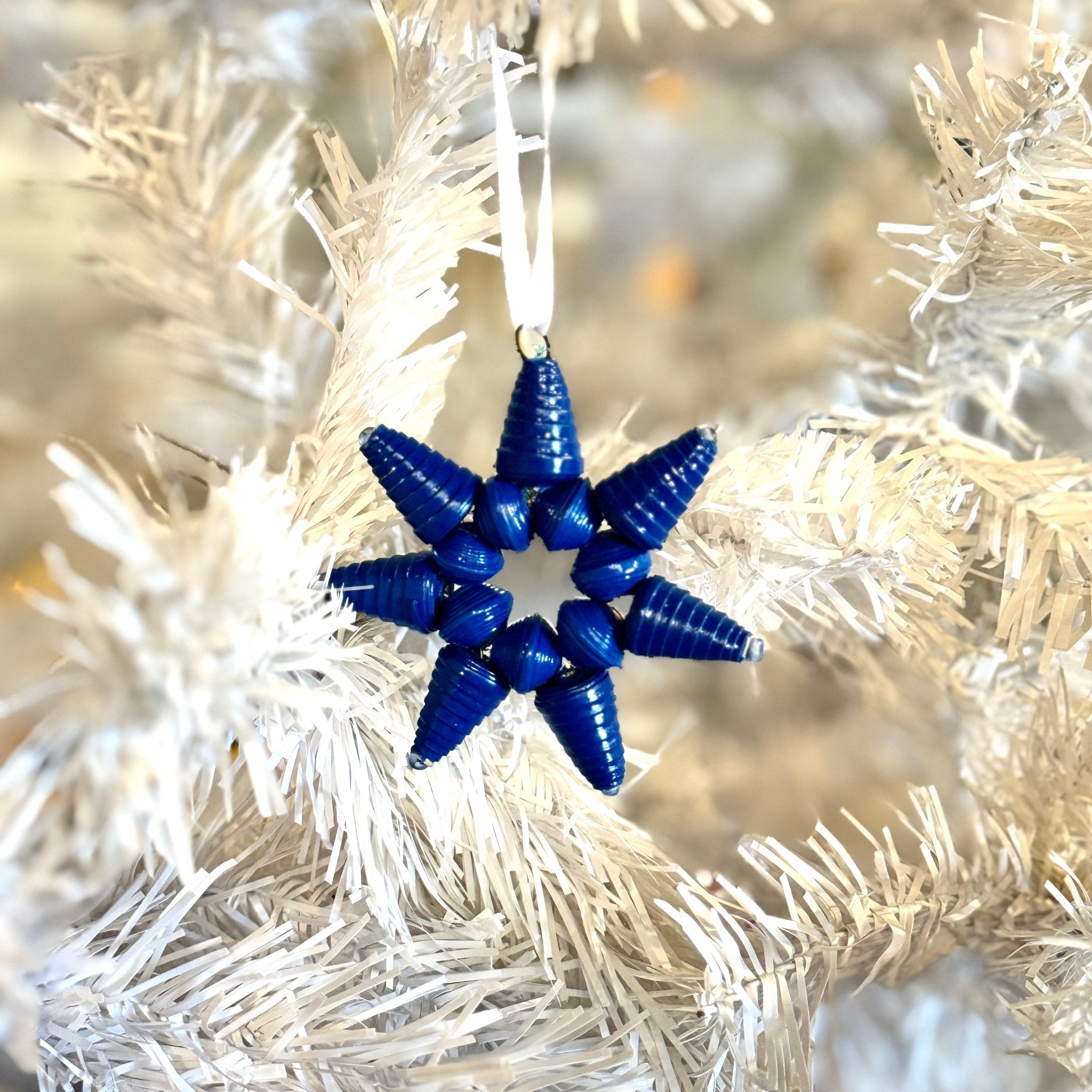 7- Point Cereal Box Star Ornament Ornament La Vie Bien 7- Point Cereal Box Star Ornament