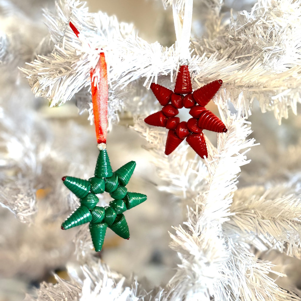7- Point Cereal Box Star Ornament Ornament La Vie Bien 7- Point Cereal Box Star Ornament