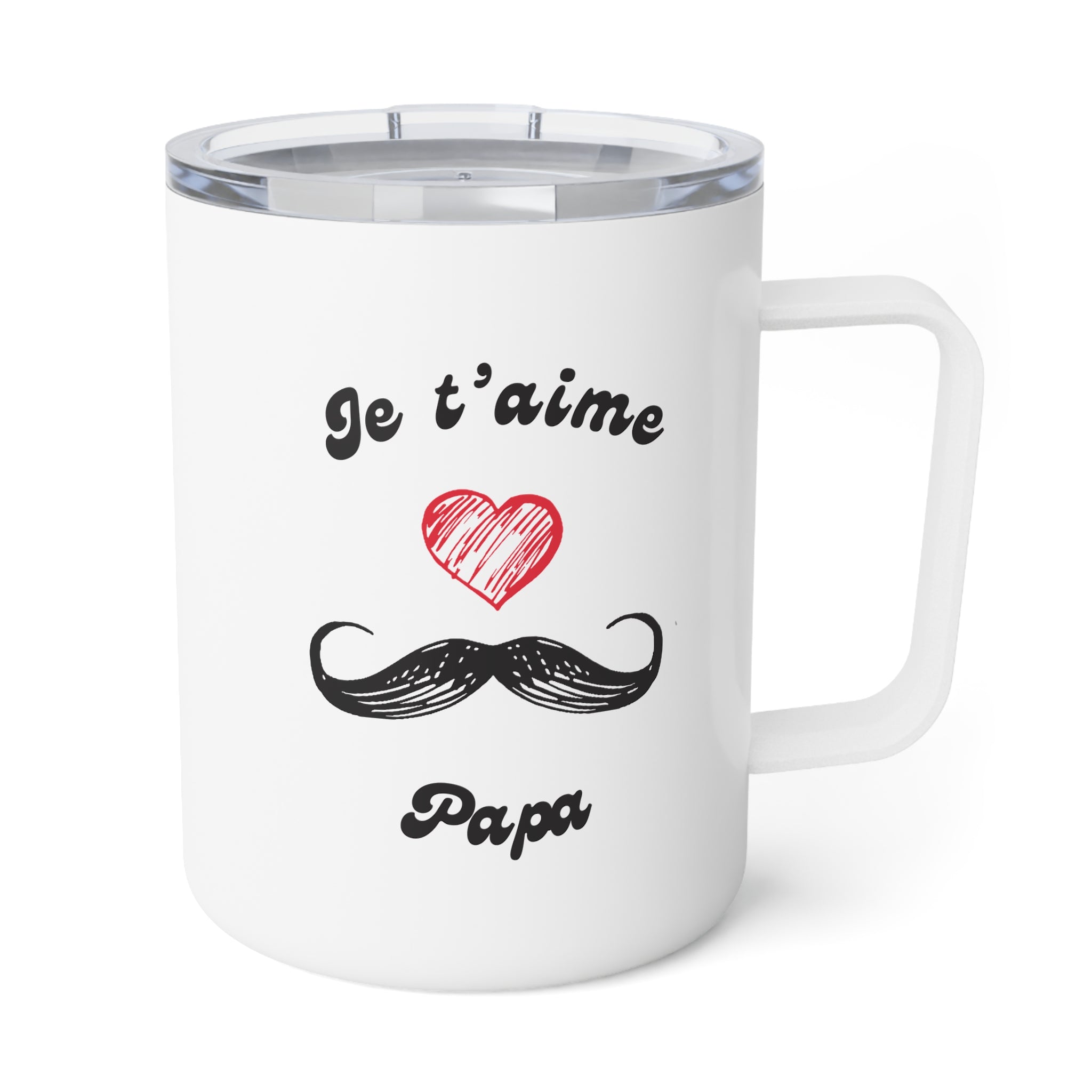 Je t'aime Papa Insulated Coffee Mug
