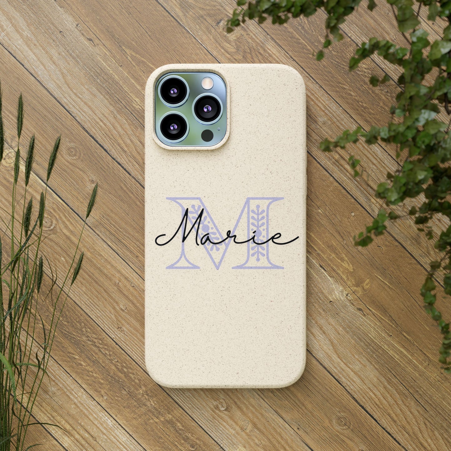 Eco-friendly monogrammed Phone case