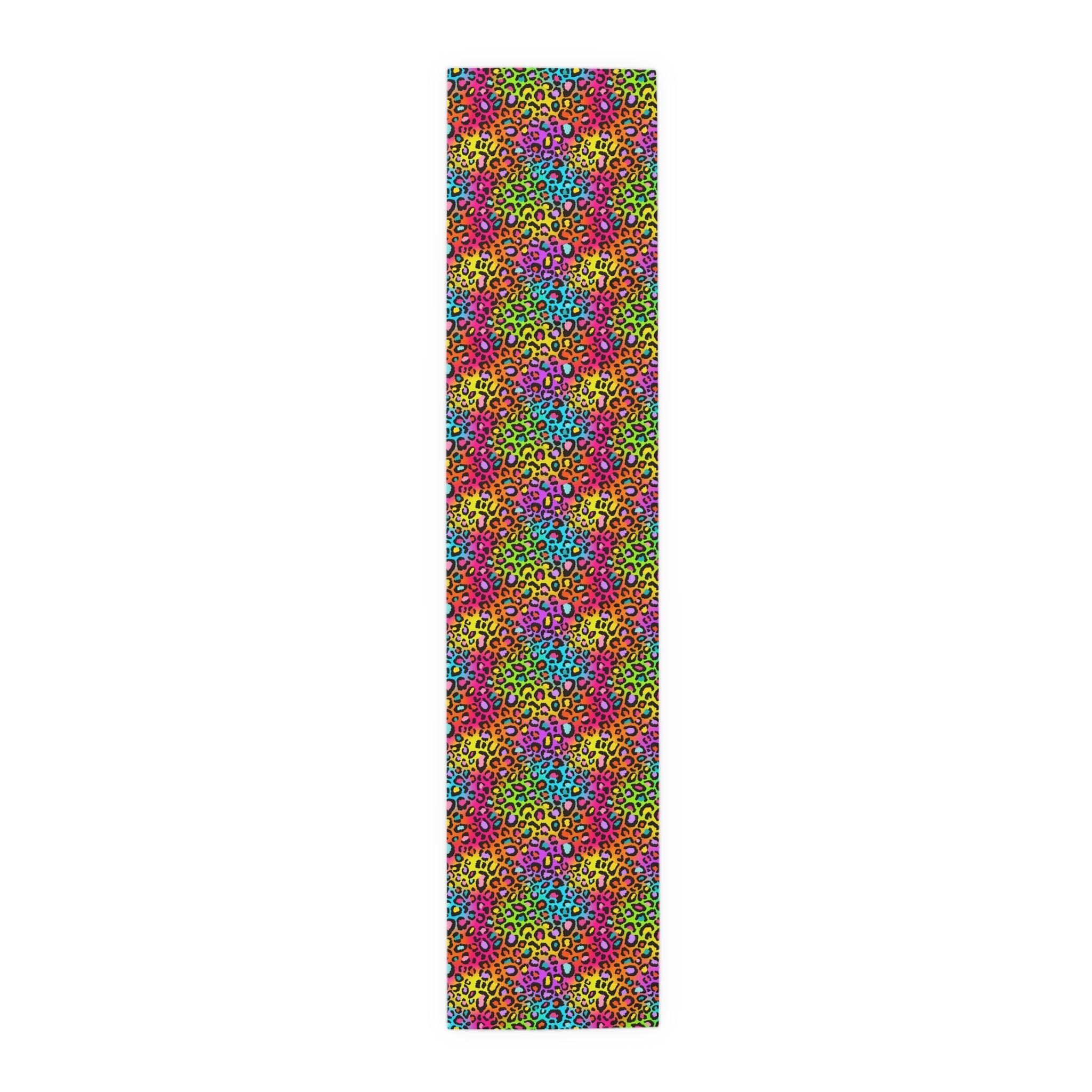 Bespattered Facade Neon Leopard Table Runner (2 sizes)