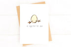 Baby Shower Congratulations Card - Funny Eggcited Pregnancy Greeting Card by Five Dot Post