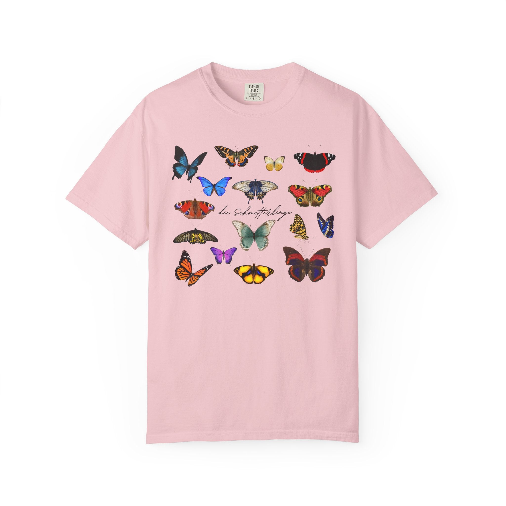 German 'die Schmetterlinge' Butterflies T-Shirt, Comfort Colors, gift for German speaker
