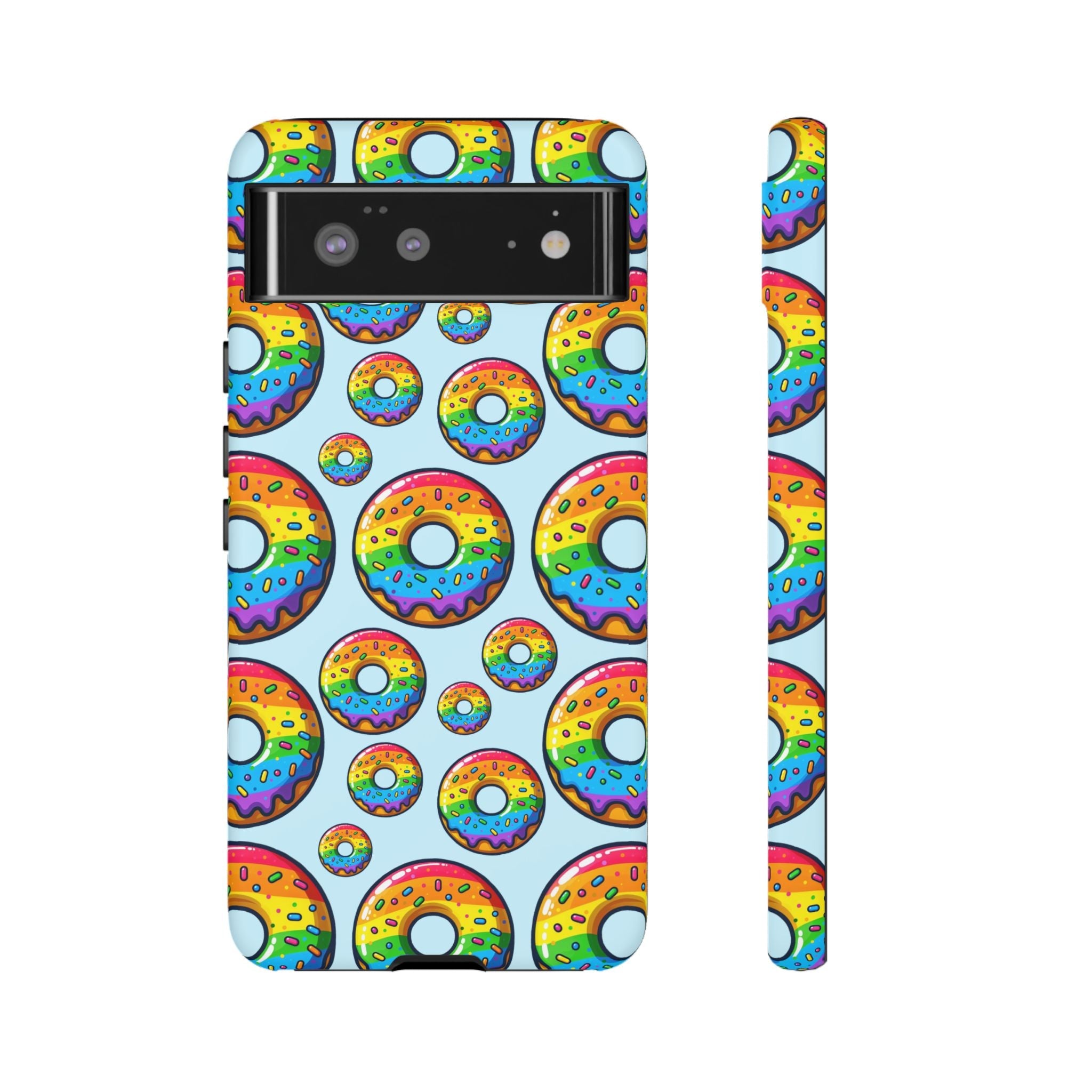 Bespattered Facade Rainbow Sprinkle Donut Tough Case