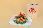 Christmas Wreath Pop Up Card by Paper Love