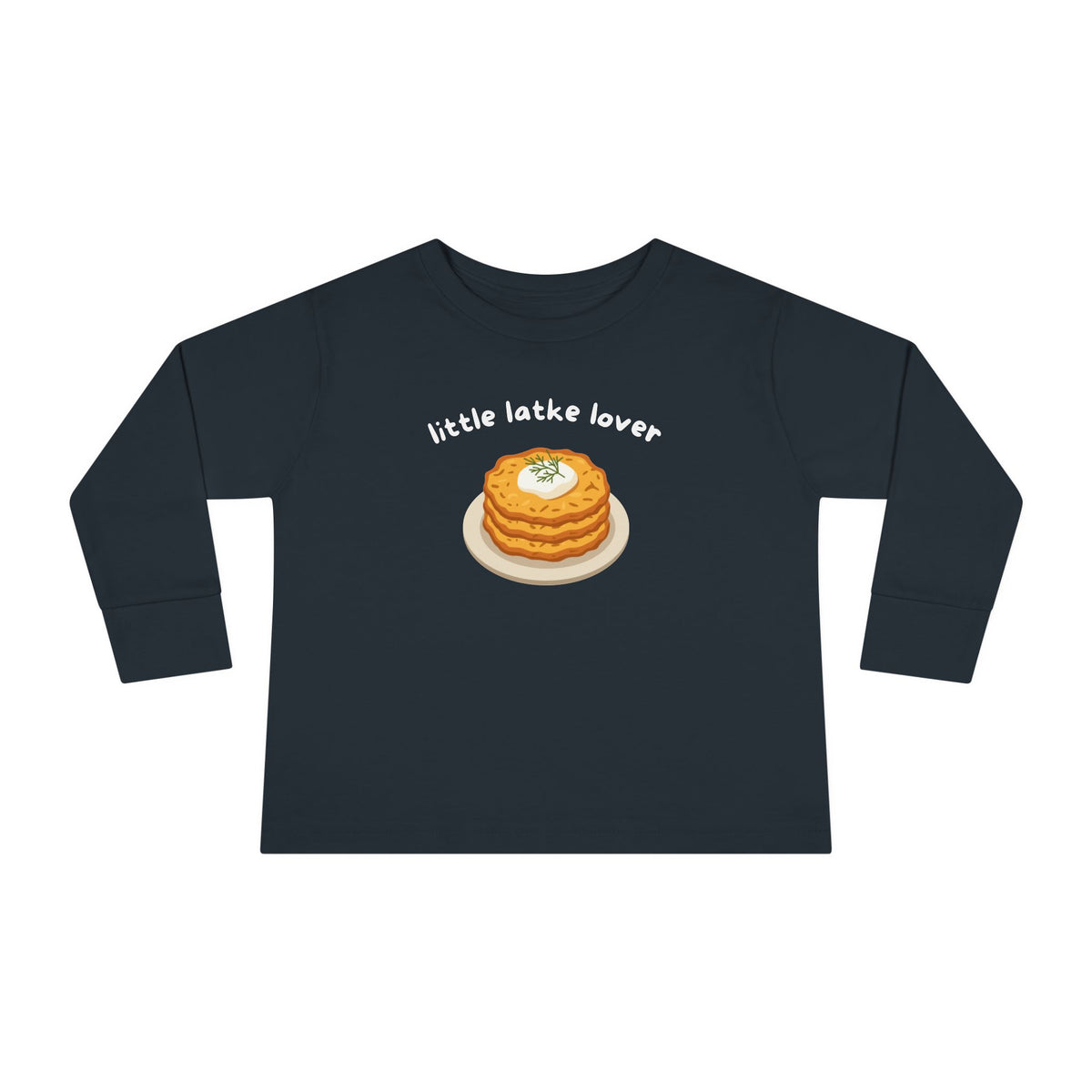 Little Latke Lover Potato Pancake Long Sleeve Tee