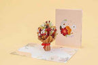 Fall Flower Bouquet Pop Up Card by Paper Love