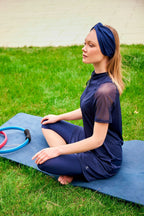 Lycra Navy Burkini Modest Swimwear M2449