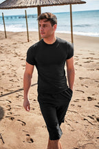 Black Men's Shorts S2407