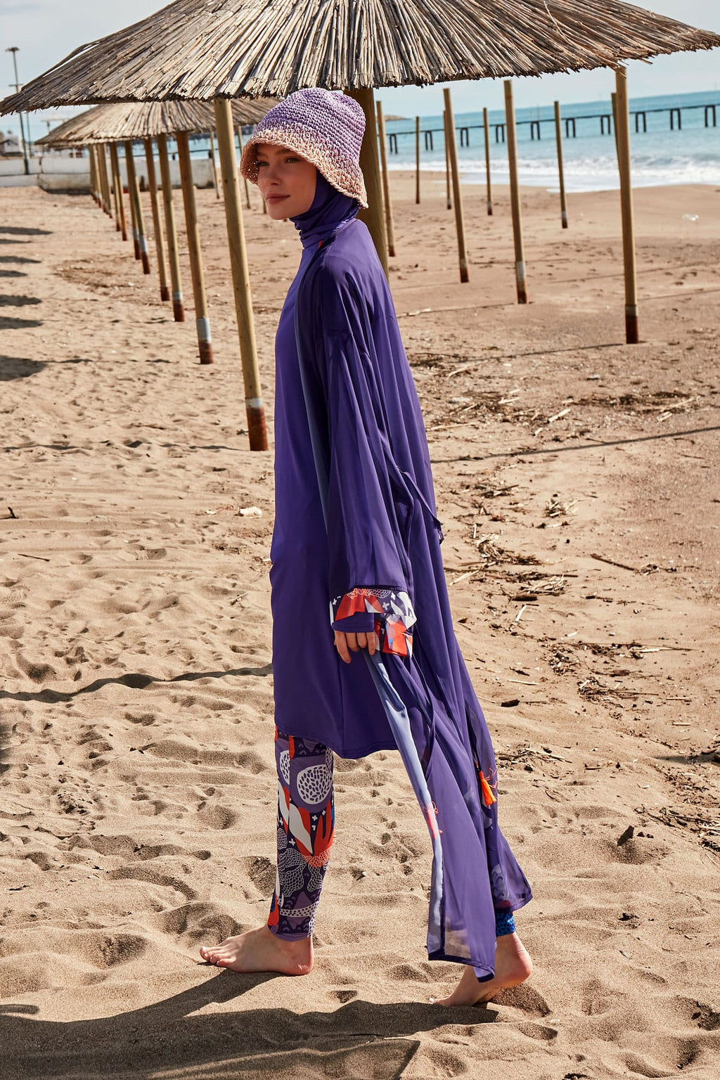 Colourful Pareo Kimono P2420