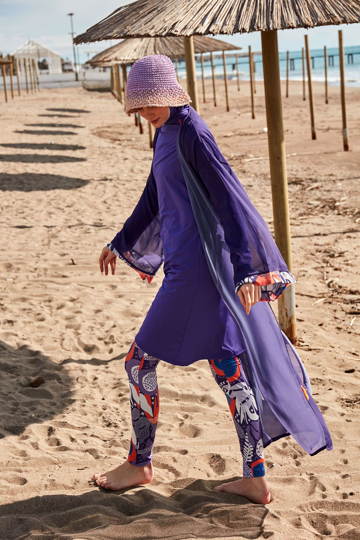 Colourful Pareo Kimono P2420
