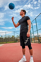 Black Men's Shorts S2405